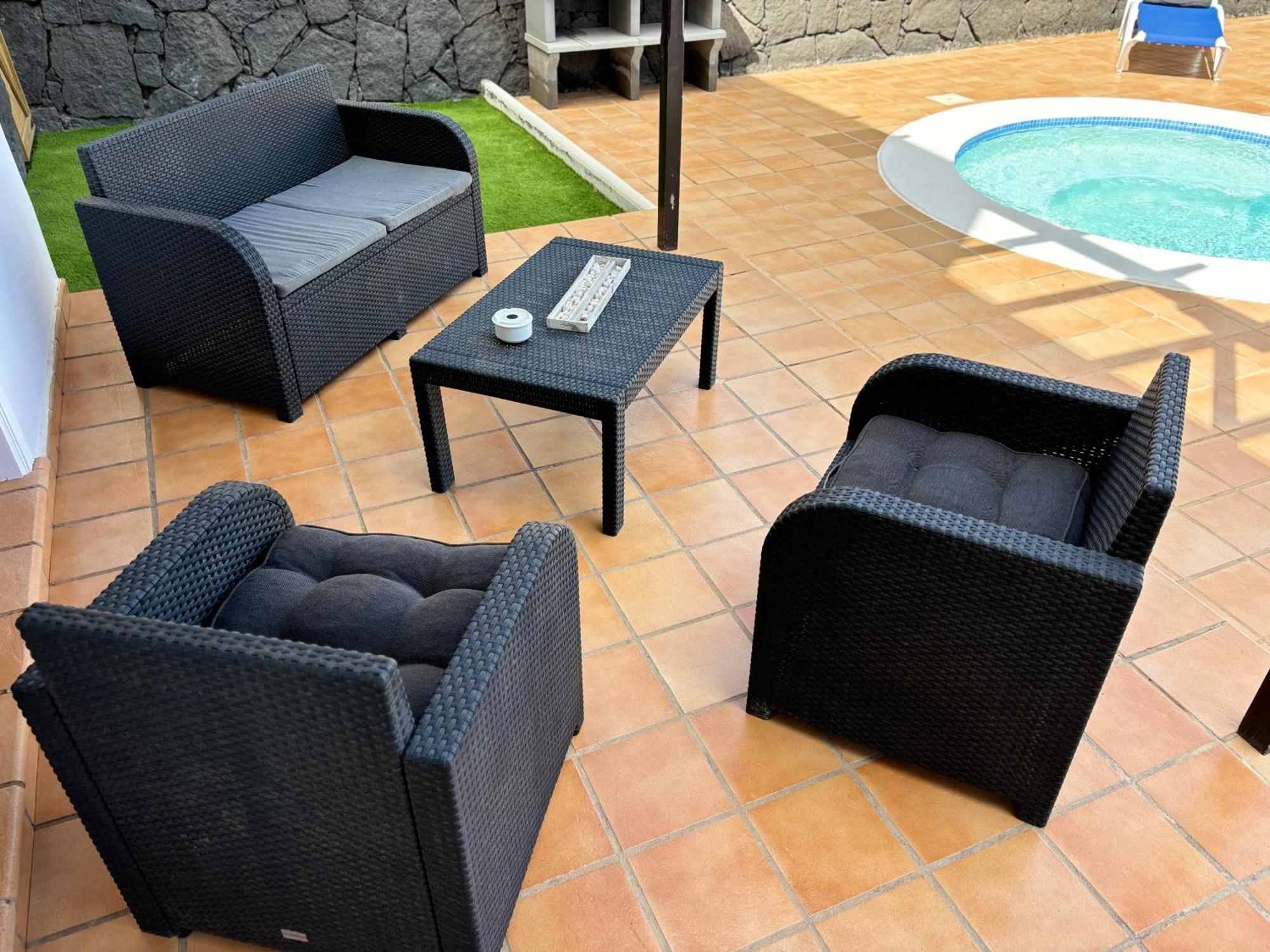 Villa Adel 56, Private Heated Pool, Parking Playa Blanca  Luaran gambar