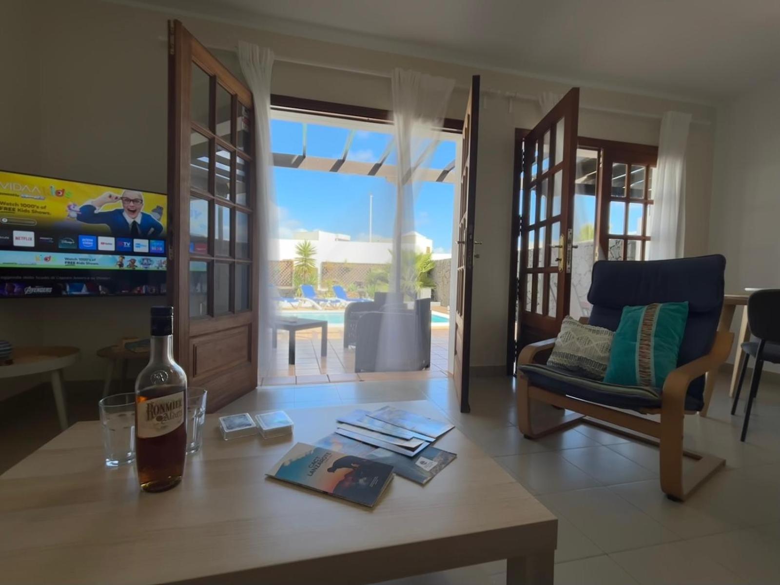 Villa Adel 56, Private Heated Pool, Parking Playa Blanca  Luaran gambar