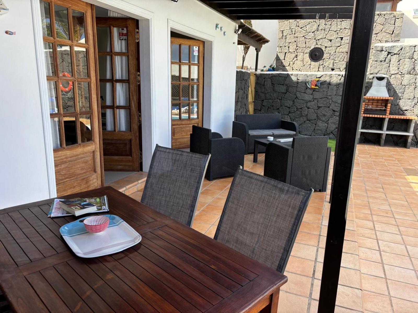 Villa Adel 56, Private Heated Pool, Parking Playa Blanca  Luaran gambar