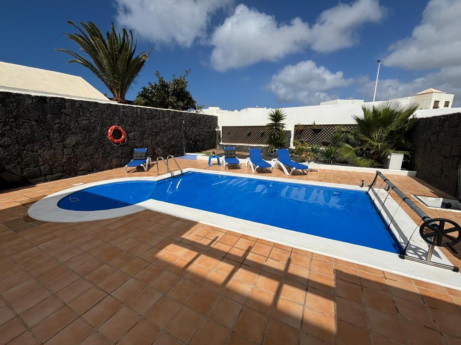 Villa Adel 56, Private Heated Pool, Parking Playa Blanca  Luaran gambar