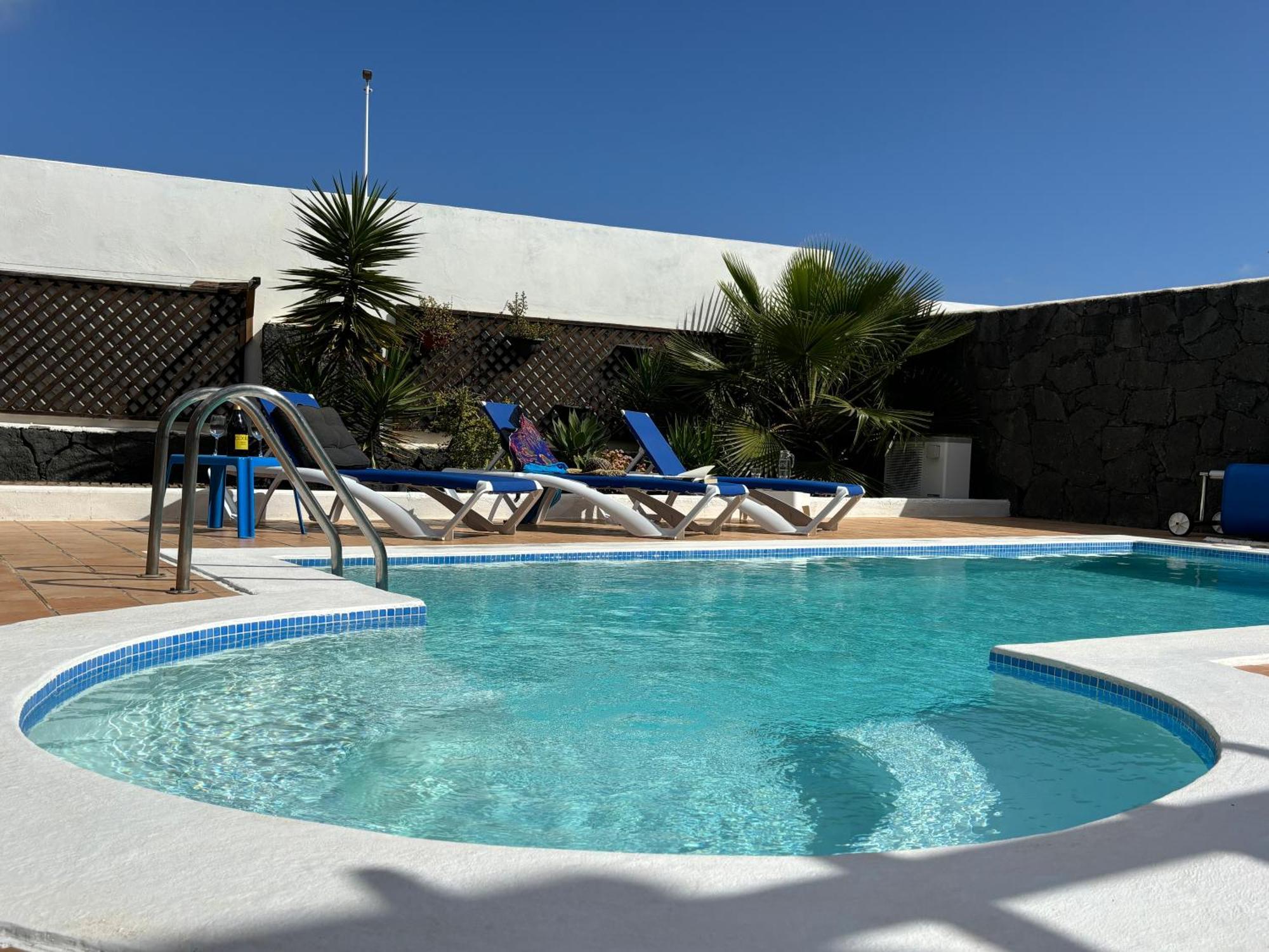 Villa Adel 56, Private Heated Pool, Parking Playa Blanca  Luaran gambar