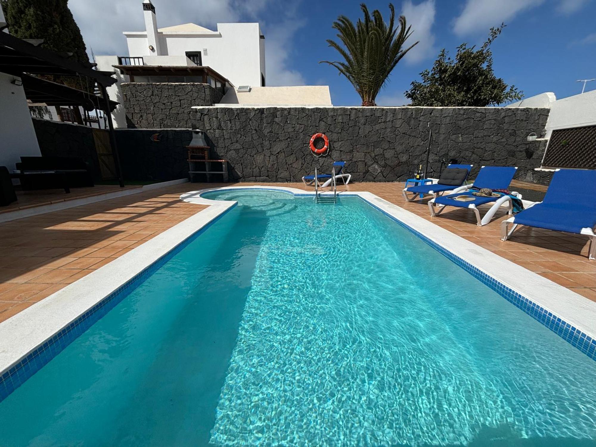 Villa Adel 56, Private Heated Pool, Parking Playa Blanca  Luaran gambar